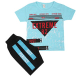 Boys Half Sleeves Short Suit - Blue, Kids, Boys Sets And Suits, Chase Value, Chase Value