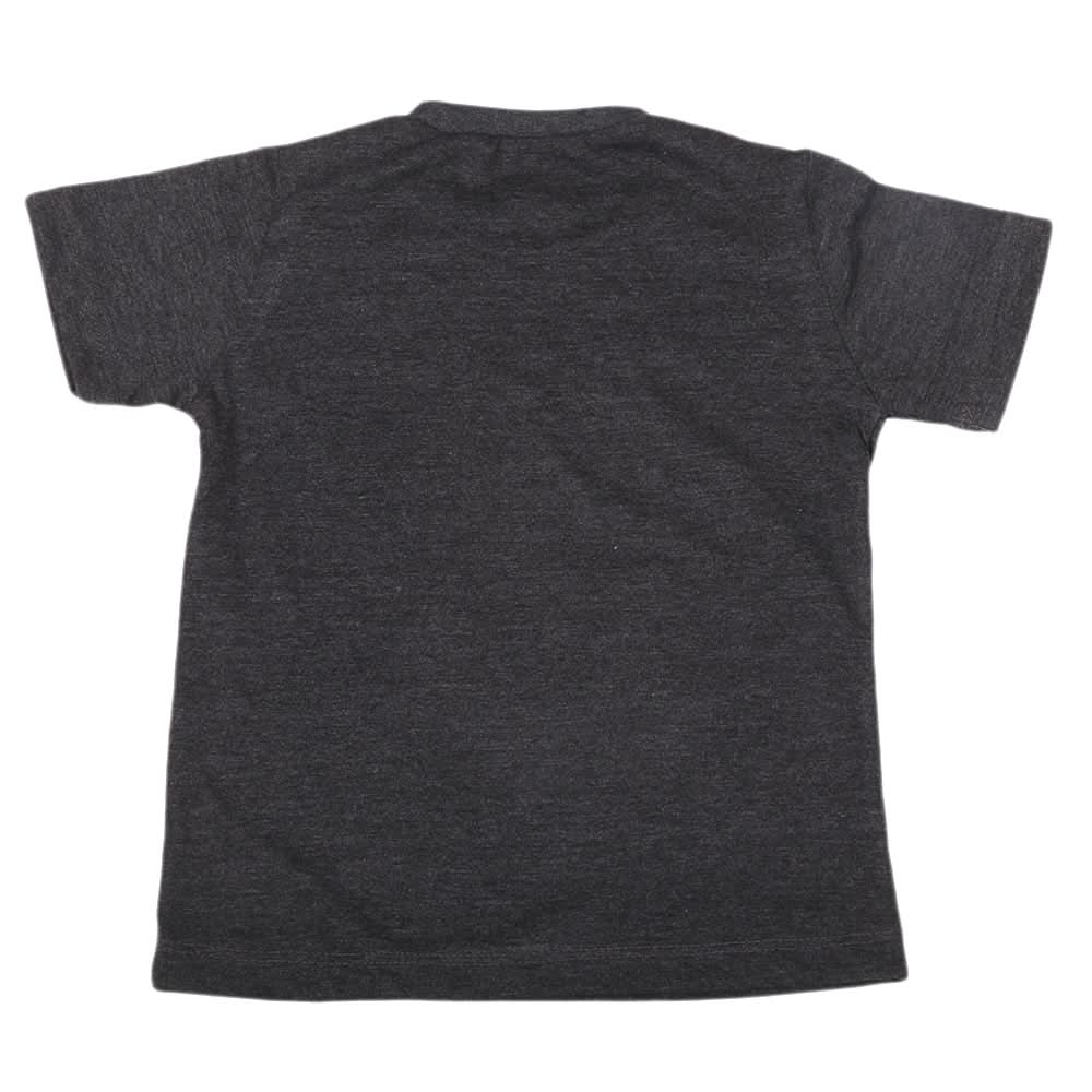 Boys Half Sleeves Jersey T-Shirt - Dark Grey, Kids, Boys T-Shirts, Chase Value, Chase Value