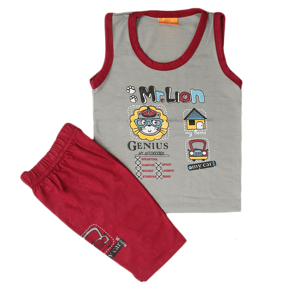 Boys Sando Suit - Grey, Kids, Boys Sets And Suits, Chase Value, Chase Value
