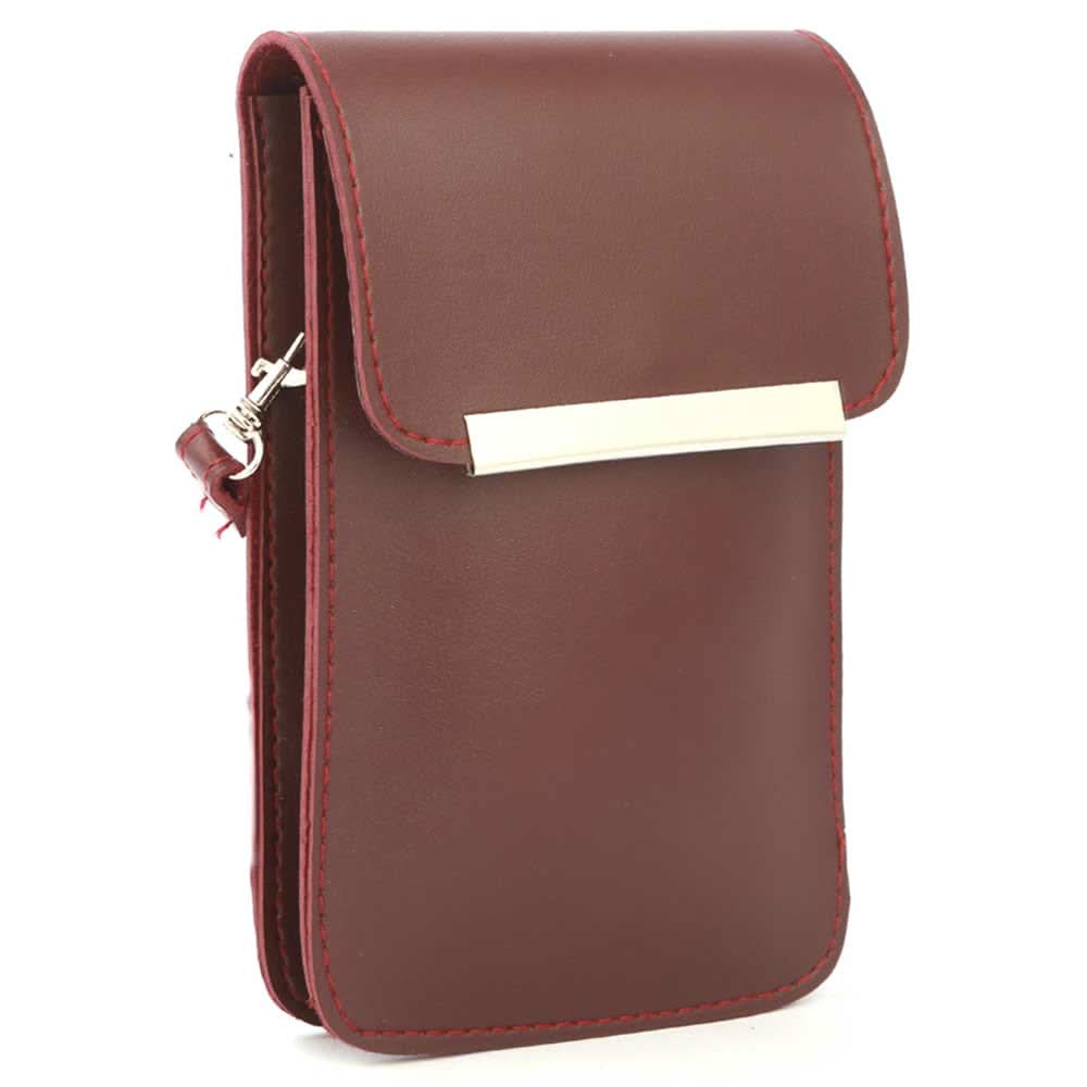 Girls Pouch With Belt (ZZ-10) - Maroon, Kids, Kids Bags, Chase Value, Chase Value