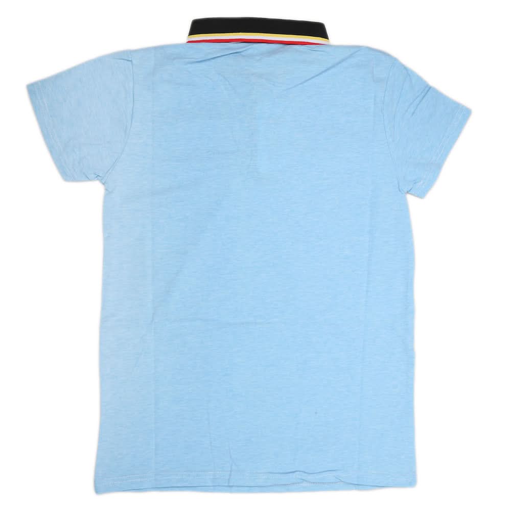 Boys Half Sleeves Polo T-Shirt - Blue, Kids, Boys T-Shirts, Chase Value, Chase Value