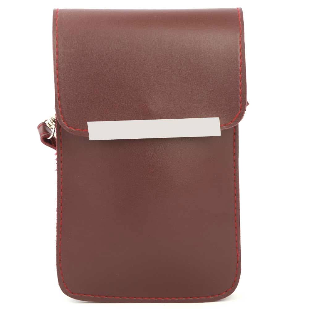 Girls Pouch With Belt (ZZ-10) - Maroon, Kids, Kids Bags, Chase Value, Chase Value