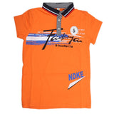 Boys Half Sleeves Polo T-Shirt - Orange, Kids, Boys T-Shirts, Chase Value, Chase Value