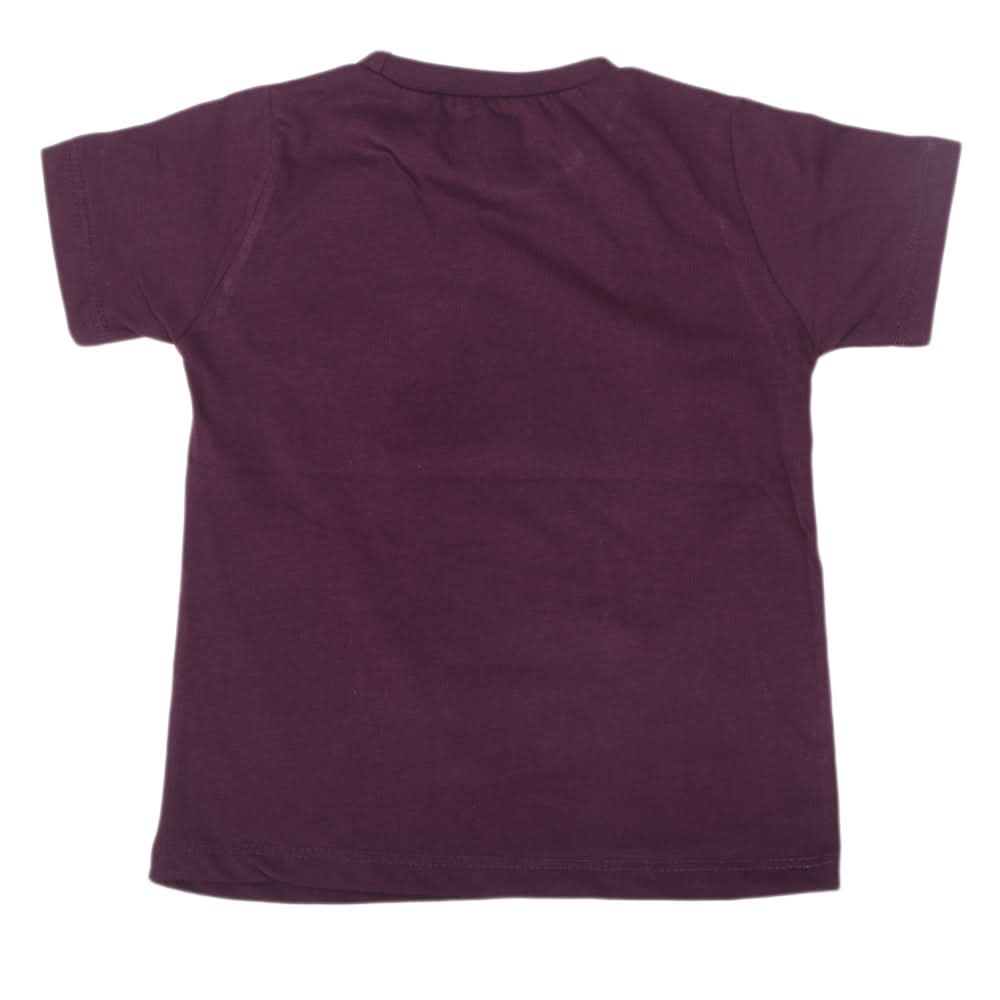 Boys Half Sleeves Jersey T-Shirt 4131 - Purple, Kids, Boys T-Shirts, Chase Value, Chase Value