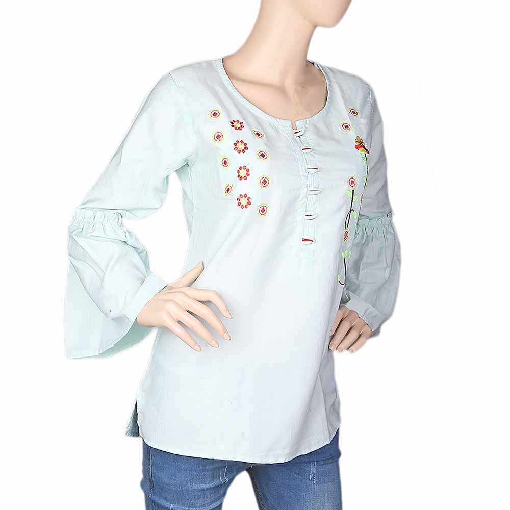 Women's Embroidered 3 piece Suit - Sea Green, Women, Shalwar Suits, Chase Value, Chase Value