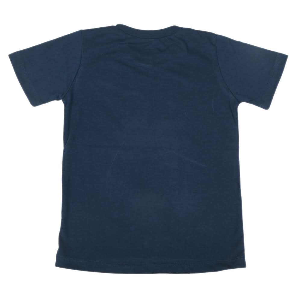 Boys Half Sleeves Jersey T-Shirt 4147 - Steel Blue, Kids, Boys T-Shirts, Chase Value, Chase Value