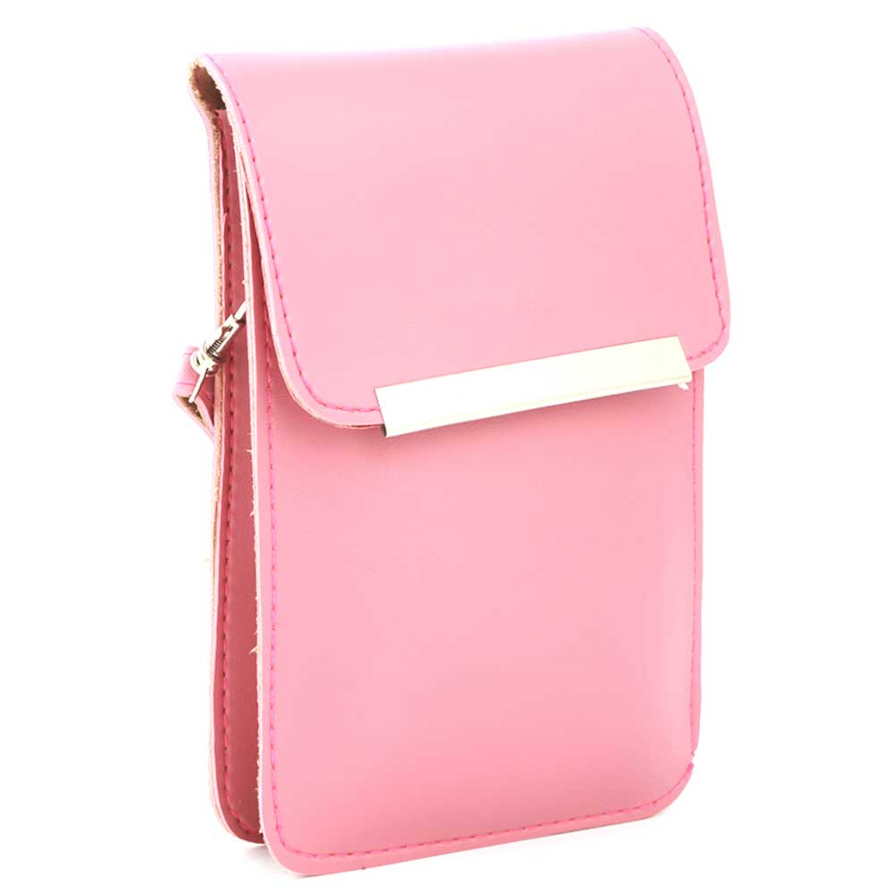 Girls Pouch With Belt (ZZ-10) - Pink, Kids, Kids Bags, Chase Value, Chase Value