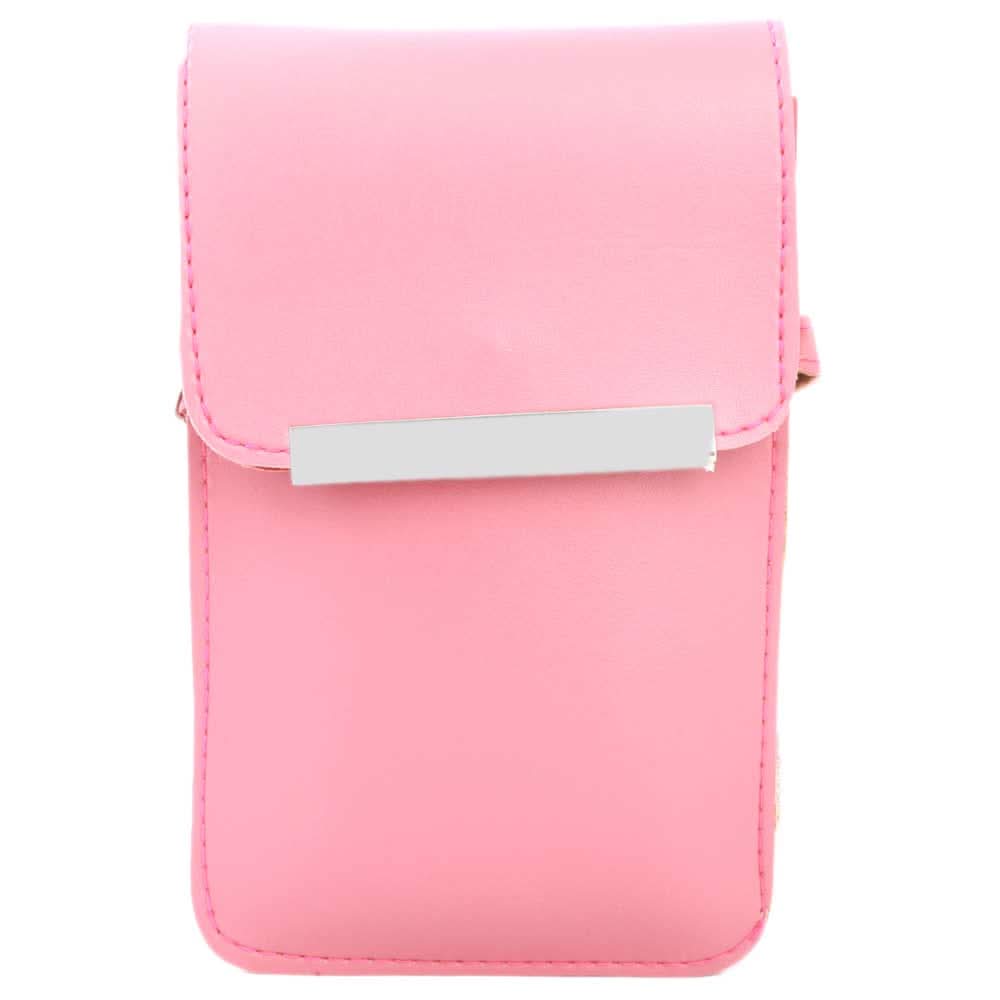Girls Pouch With Belt (ZZ-10) - Pink, Kids, Kids Bags, Chase Value, Chase Value