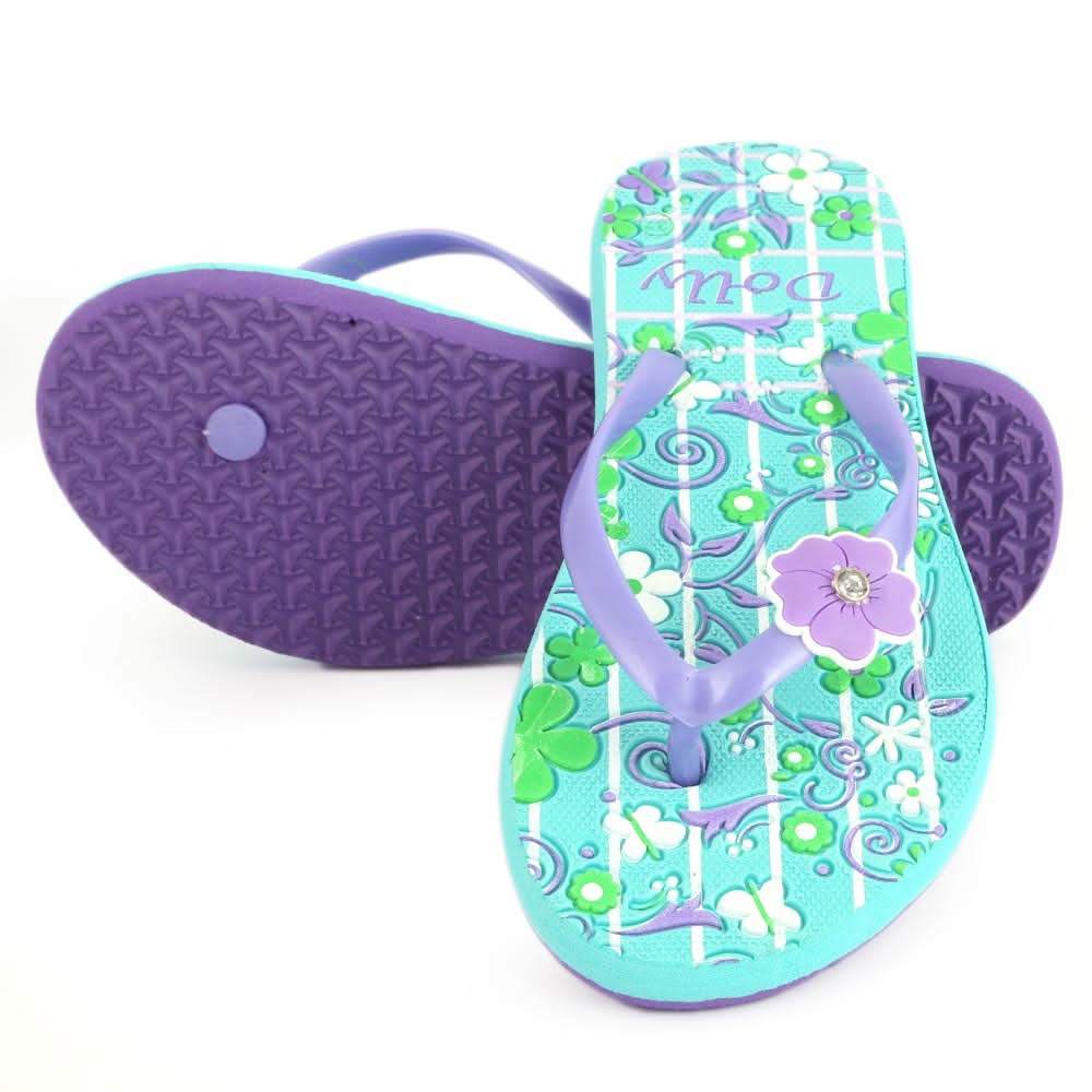 Women's Dolly Slipper (820-7) - Cyan, Women, Slippers, Chase Value, Chase Value