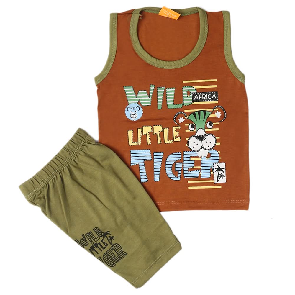 Boys Sando Suit - Brown, Kids, Boys Sets And Suits, Chase Value, Chase Value