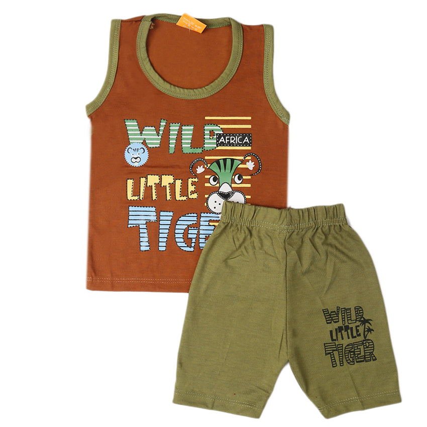 Boys Sando Suit - Brown, Kids, Boys Sets And Suits, Chase Value, Chase Value