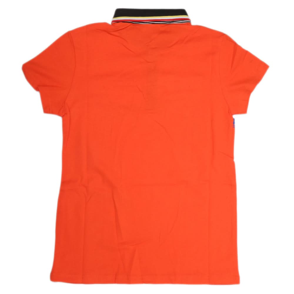 Boys Half Sleeves Polo T-Shirt - Orange, Kids, Boys T-Shirts, Chase Value, Chase Value