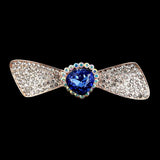 Women's Hair Clip - Silver & Navy Blue, Women, Hair And Head Jewellery, Chase Value, Chase Value