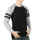 Men's Full Sleeves T-Shirt - Black, Men, T-Shirts And Polos, Chase Value, Chase Value