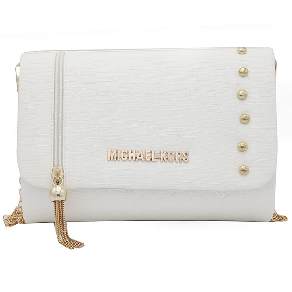 Women's Fancy Clutch 6686 - Off White, Women, Clutches, Chase Value, Chase Value