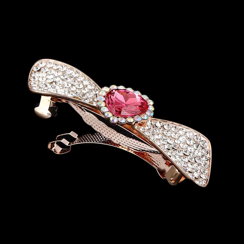 Women's Hair Clip - Silver & Pink, Women, Hair And Head Jewellery, Chase Value, Chase Value