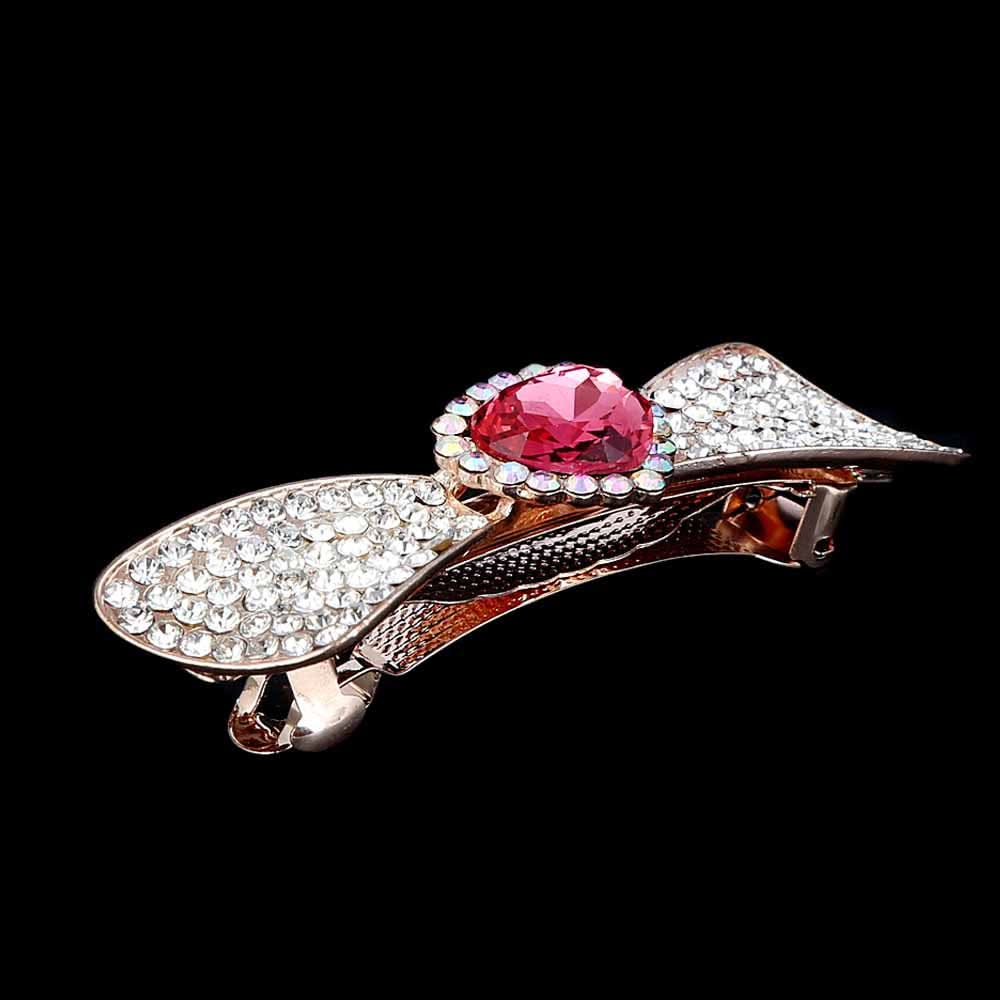 Women's Hair Clip - Silver & Pink, Women, Hair And Head Jewellery, Chase Value, Chase Value