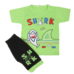 Boys Half Sleeves Short Suit - Green, Kids, Boys Sets And Suits, Chase Value, Chase Value