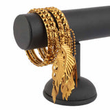 Women's Bangle 4 Pcs - Golden, Women, Bangles & Bracelets, Chase Value, Chase Value