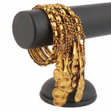 Women's Bangle 4 Pcs - Golden, Women, Bangles & Bracelets, Chase Value, Chase Value