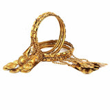 Women's Bangle 4 Pcs - Golden, Women, Bangles & Bracelets, Chase Value, Chase Value