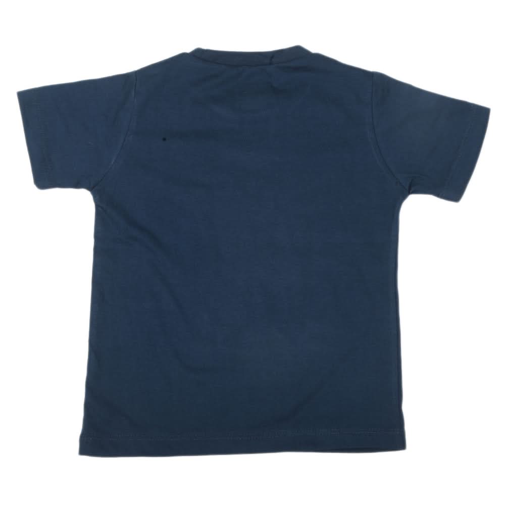 Boys Half Sleeves Jersey T-Shirt - Steel Blue, Kids, Boys T-Shirts, Chase Value, Chase Value