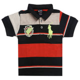 Boys Half Sleeves Polo T-Shirt - Rust, Boys T-Shirts, Chase Value, Chase Value