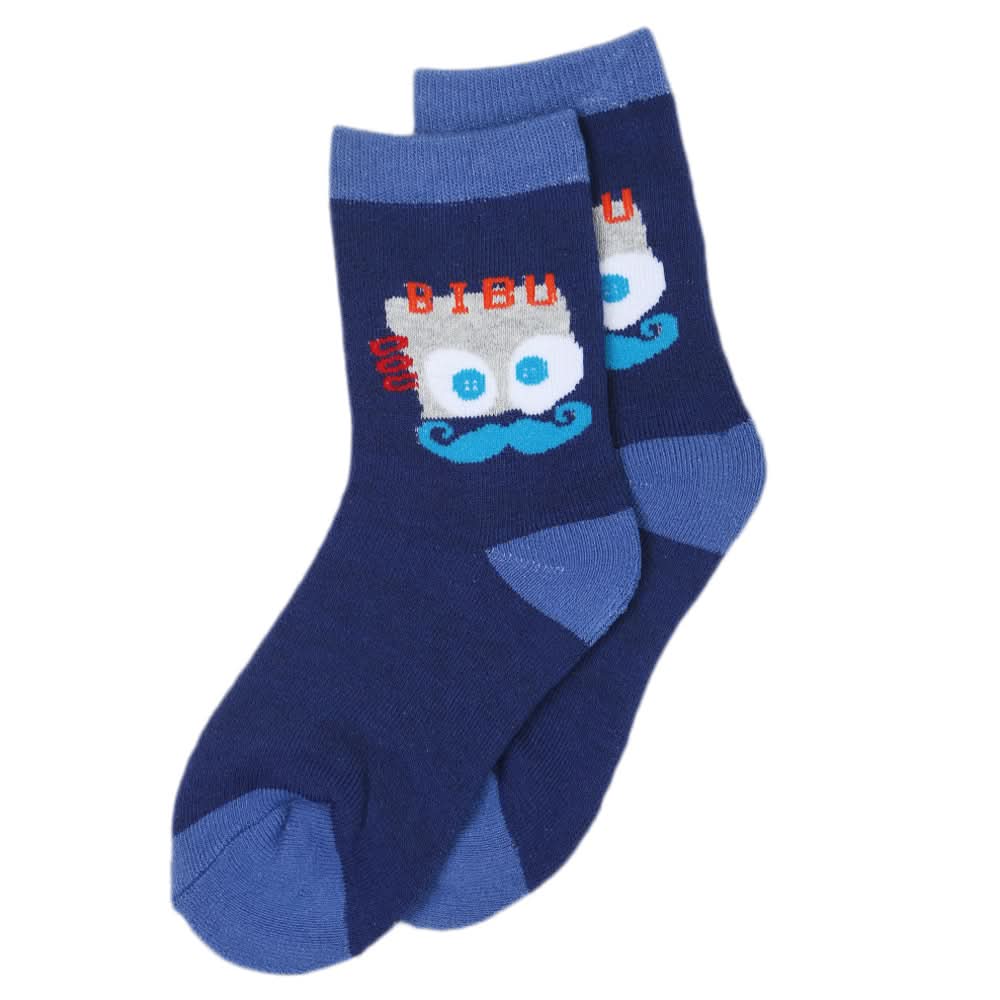 Kids Winter Socks - RS481 - Navy Blue - A, Kids, Boys Socks, Kids, Girls Socks, Chase Value, Chase Value