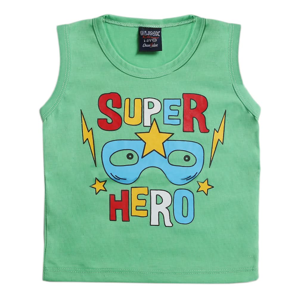 Boys Sando T-Shirts - Green, Kids, Boys Sando, Chase Value, Chase Value