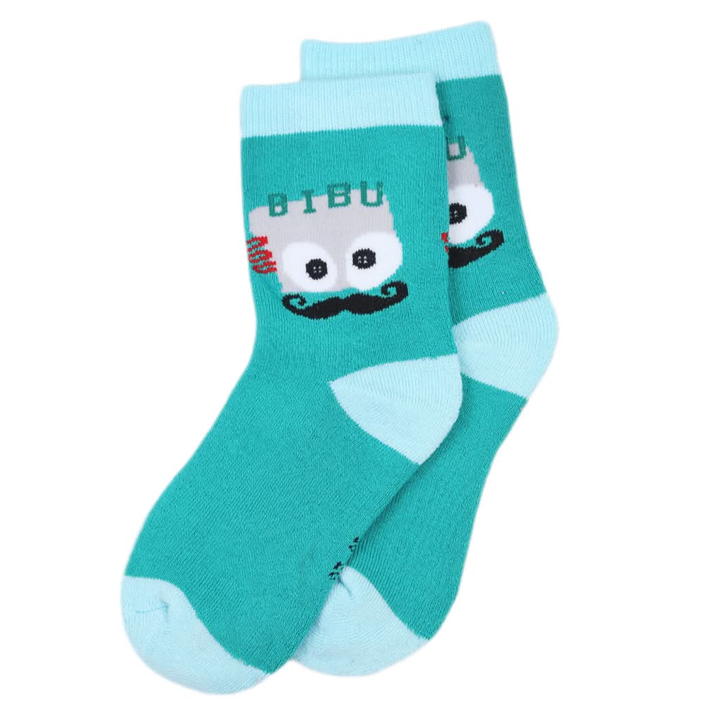 Kids Winter Socks - RS481 - Green - A, Kids, Boys Socks, Kids, Girls Socks, Chase Value, Chase Value