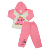 Newborn Girls Polar Full Sleeves Suit 8895 - Pink, Kids, New Born Girls Sets And Suits, Chase Value, Chase Value