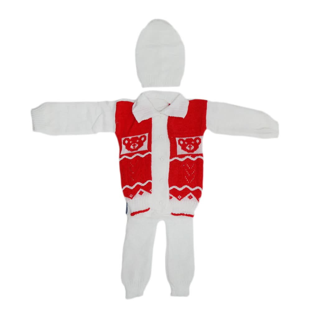 Newborns Boys Irani Suits - Red, Kids, NB Boys Sets And Suits, Chase Value, Chase Value
