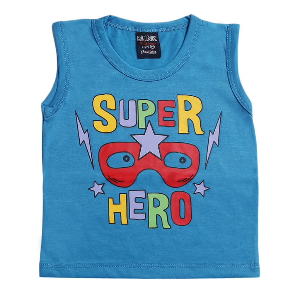 Boys Sando T-Shirts - Blue, Kids, Boys T-Shirts, Chase Value, Chase Value