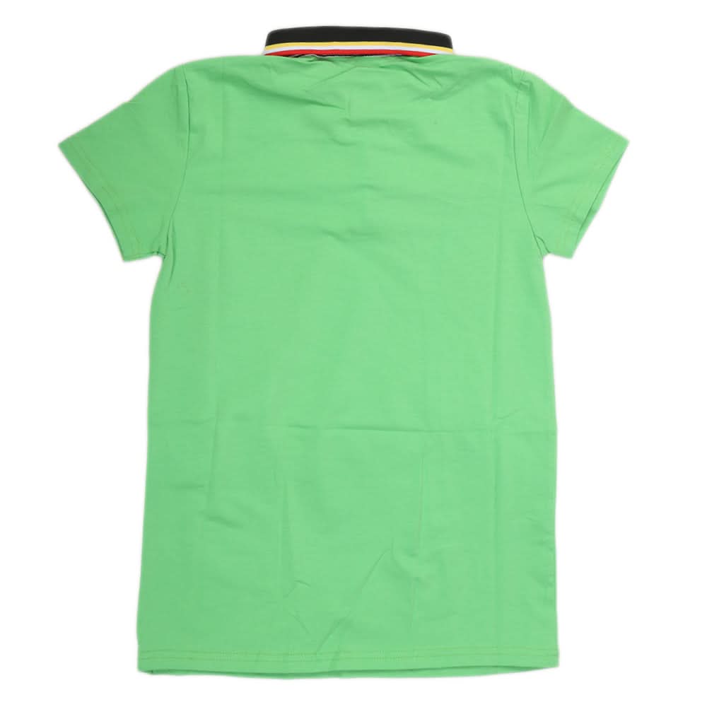 Boys Half Sleeves Polo T-Shirt - Green, Kids, Boys T-Shirts, Chase Value, Chase Value