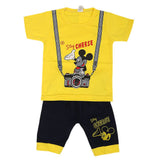 Boys Half Sleeves Short Suit - Yellow, Kids, Boys Sets And Suits, Chase Value, Chase Value