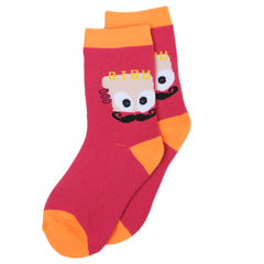 Kids Winter Socks - RS481 - Dark Pink - A, Kids, Boys Socks, Kids, Girls Socks, Chase Value, Chase Value