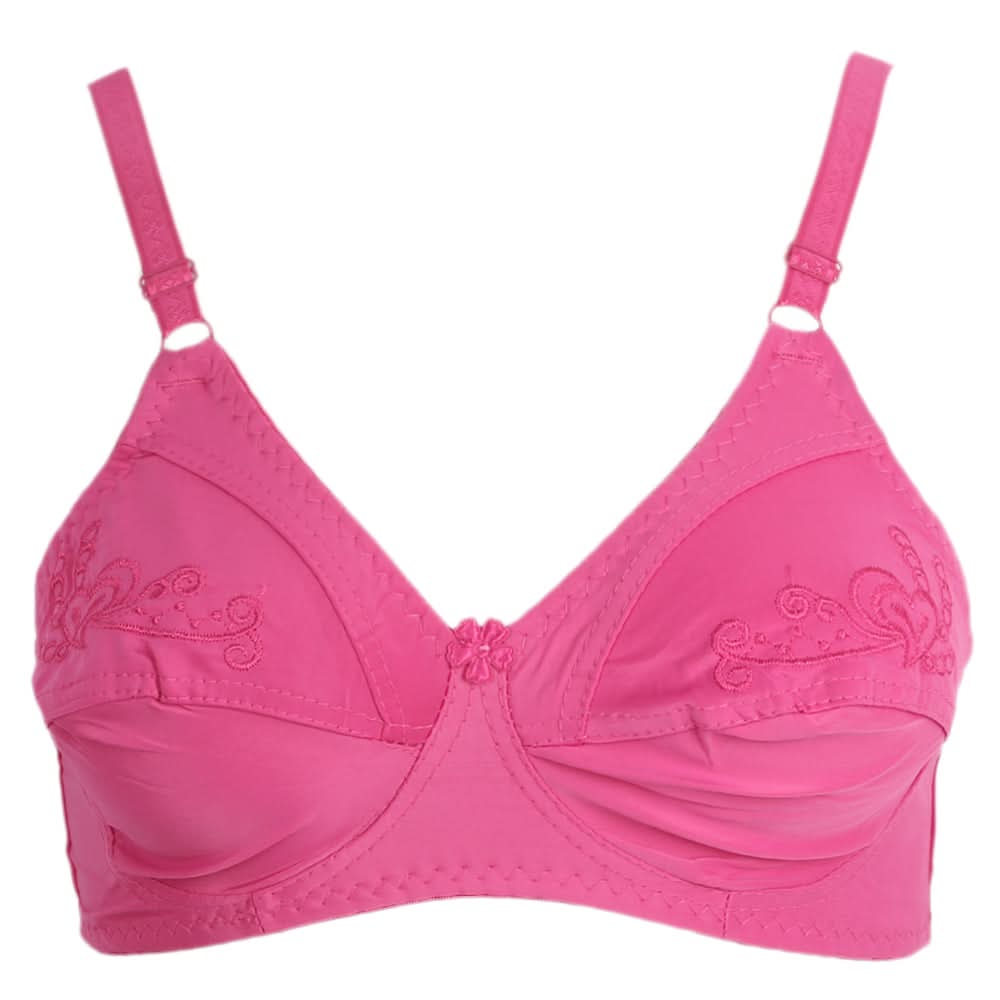 Women's Cotton Bra - Dark Pink, Women, Bras, Chase Value, Chase Value