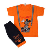 Boys Half Sleeves Short Suit - Orange, Kids, Boys Sets And Suits, Chase Value, Chase Value