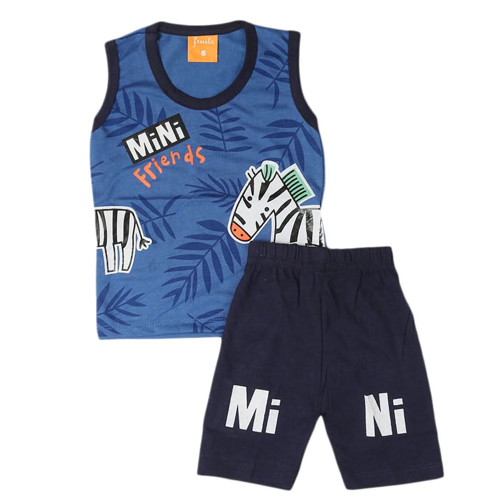 Boys Sando Suit - Blue, Kids, Boys Sets And Suits, Chase Value, Chase Value
