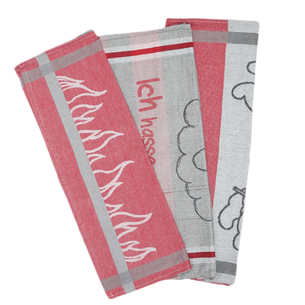 Kitchen Towel 3Pc Set - 2 Designs, Home & Lifestyle, Kitchen Towels, Chase Value, Chase Value