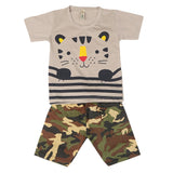 Boys 2 Pcs Suit Half Sleeves - Light Grey, Kids, Boys Sets And Suits, Chase Value, Chase Value