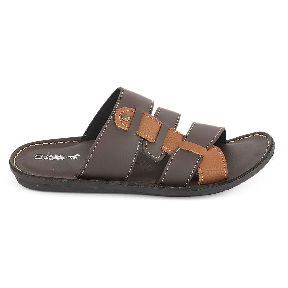 Men's Slippers (1133) - Brown, Men, Slippers, Chase Value, Chase Value