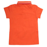 Boys Half Sleeves Polo T-Shirt - Orange, Kids, Boys T-Shirts, Chase Value, Chase Value