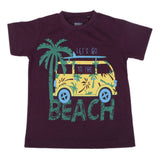 Boys Half Sleeves Jersey T-Shirt - Purple, Kids, Boys T-Shirts, Chase Value, Chase Value