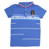 Boys Half Sleeves Polo T-Shirt - Blue, Kids, Boys T-Shirts, Chase Value, Chase Value