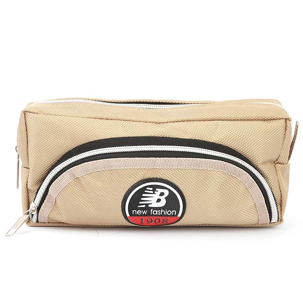 Pencil Pouch (IC-5) - Beige, Kids, Pencil Boxes And Stationery Sets, Chase Value, Chase Value