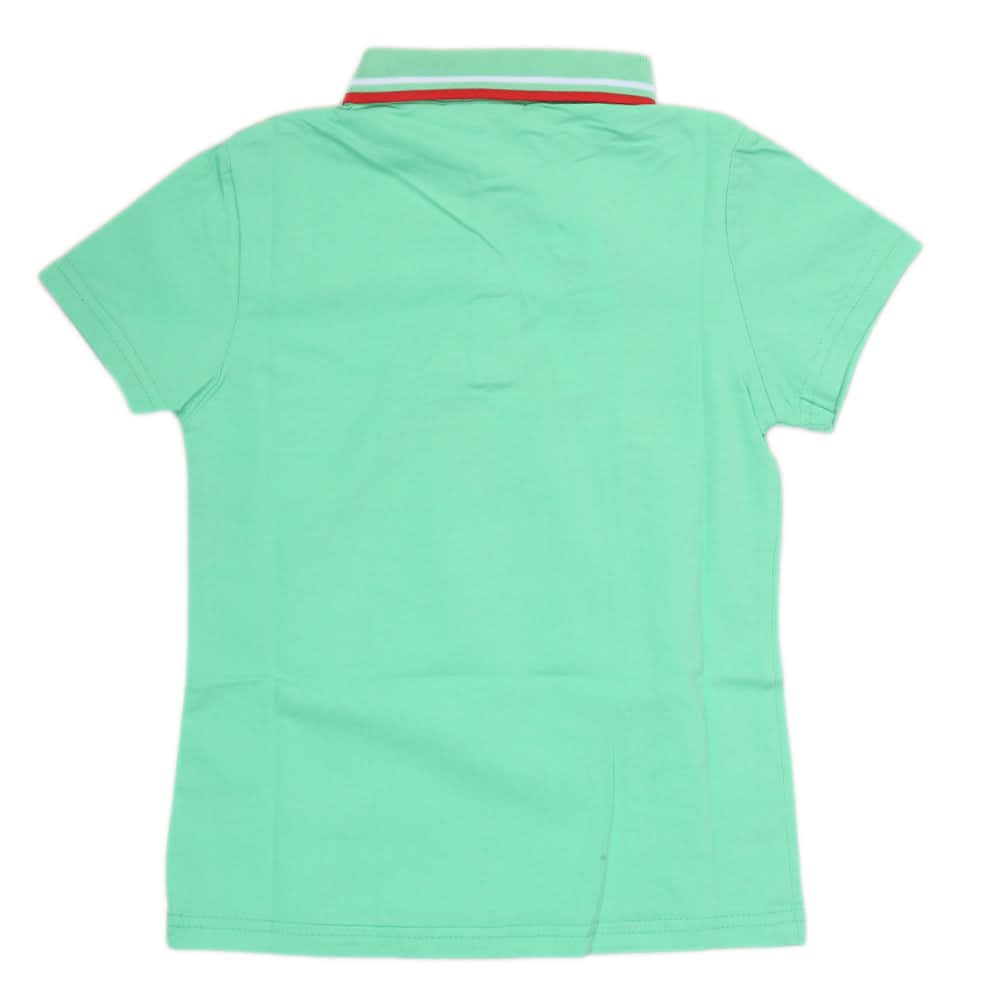 Boys Half Sleeves Polo T-Shirt - Green, Kids, Boys T-Shirts, Chase Value, Chase Value