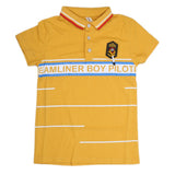 Boys Half Sleeves Polo T-Shirt - Yellow, Kids, Boys T-Shirts, Chase Value, Chase Value