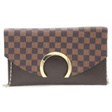 Womens Clutch Kam-244 - Coffee, Women, Clutches, Chase Value, Chase Value