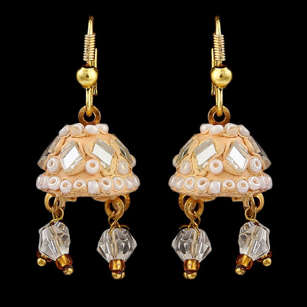 Women's Fancy Ear Jhumki - Fawn, Jewellery, Chase Value, Chase Value